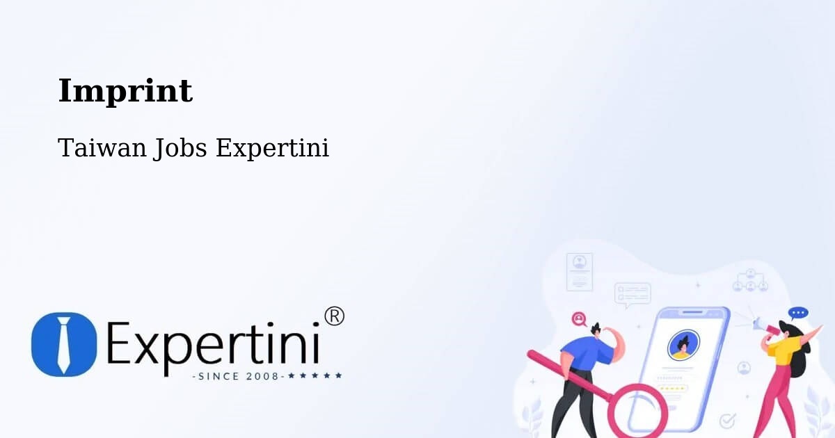 Imprint – Changhua - Taiwan Jobs Expertini